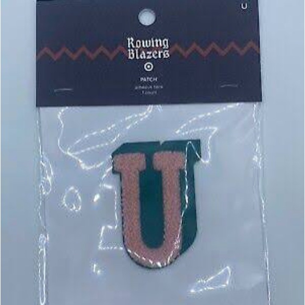 Rowing Blazers Pink and Green U Patch